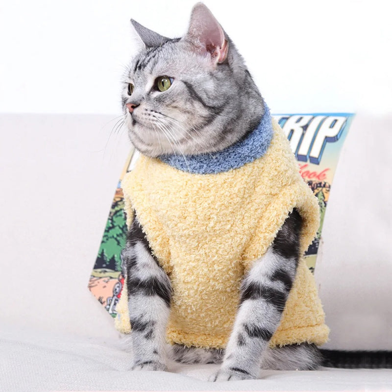 Soft Fleece Cat & Puppy Winter Sweater Coat