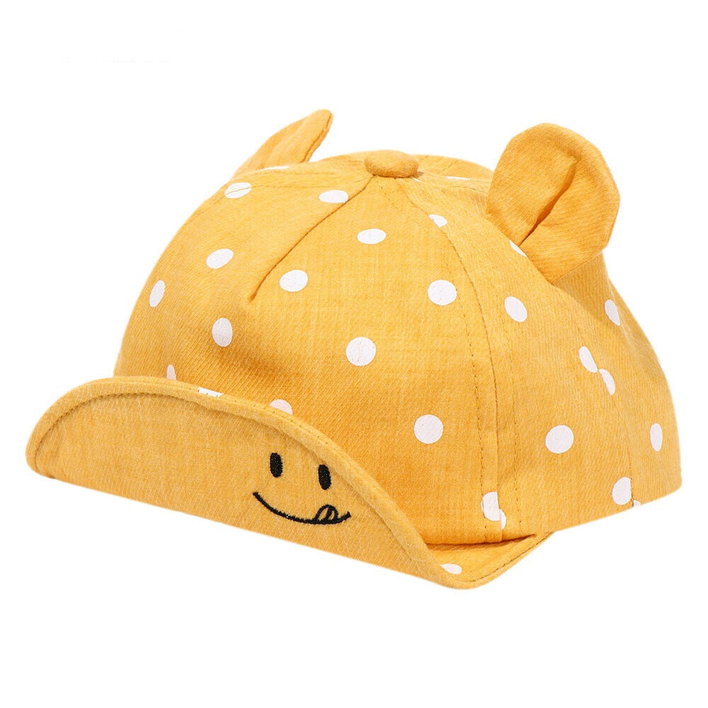 Cute 3D Ear Animal Cotton Sunhat for Toddlers