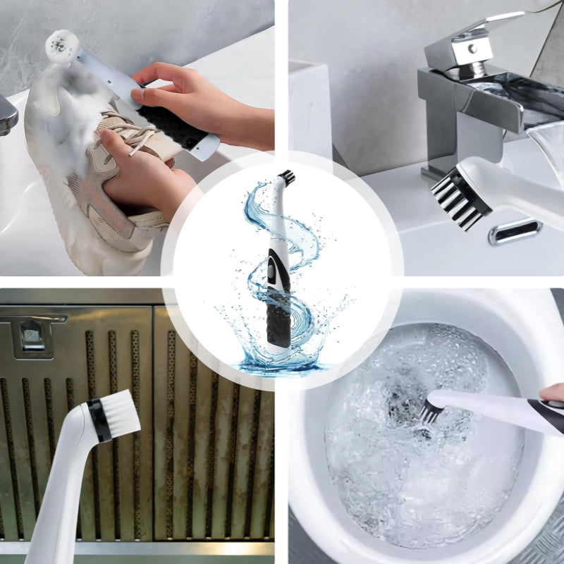 Multifunctional Sonic Scrubber Cleaning Tool