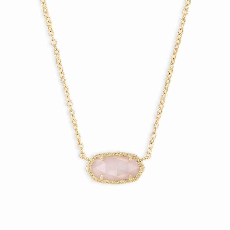 Elegant Gold-Plated Crystal Pendant Necklace