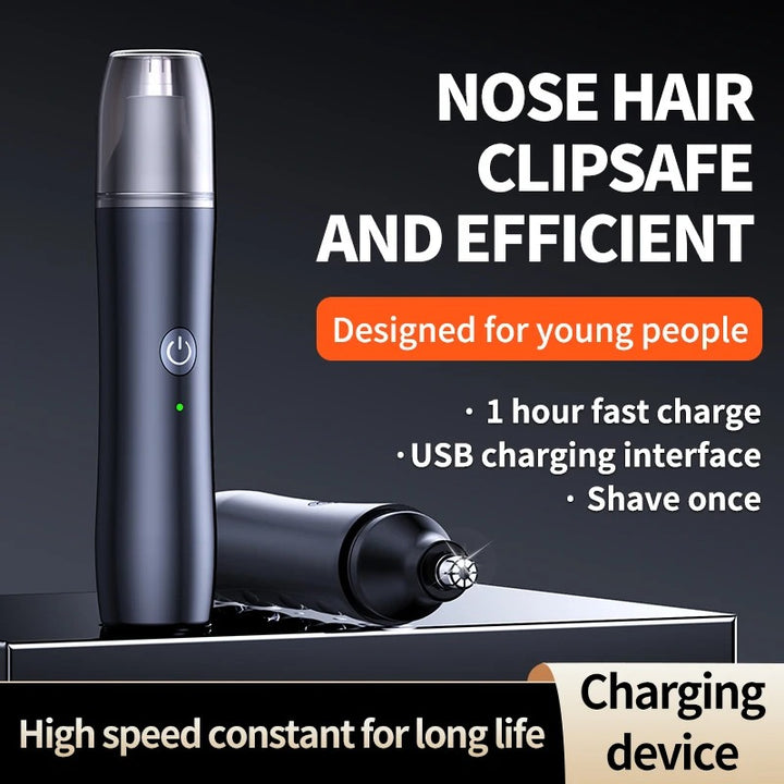 Rechargeable Electric Nose and Ear Hair Trimmer