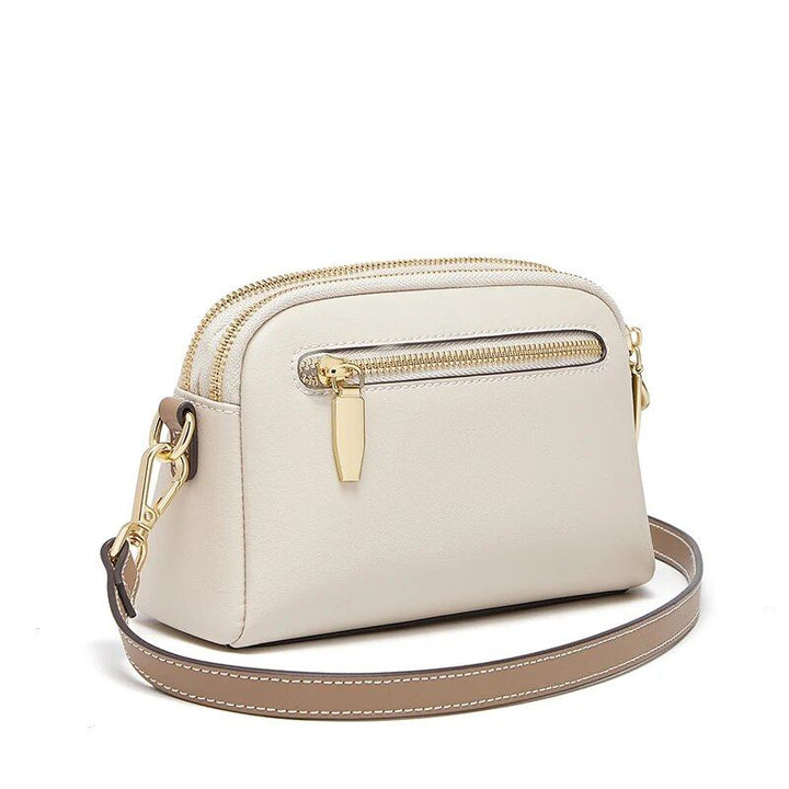 Elegant Leather Crossbody & Shoulder Satchel