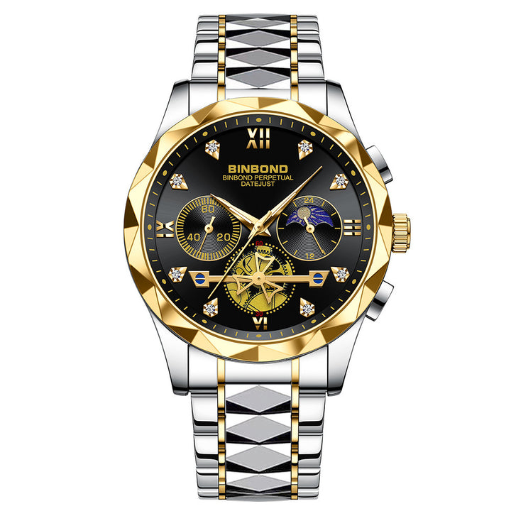 Men's Casual Multi-function Quartz Watch