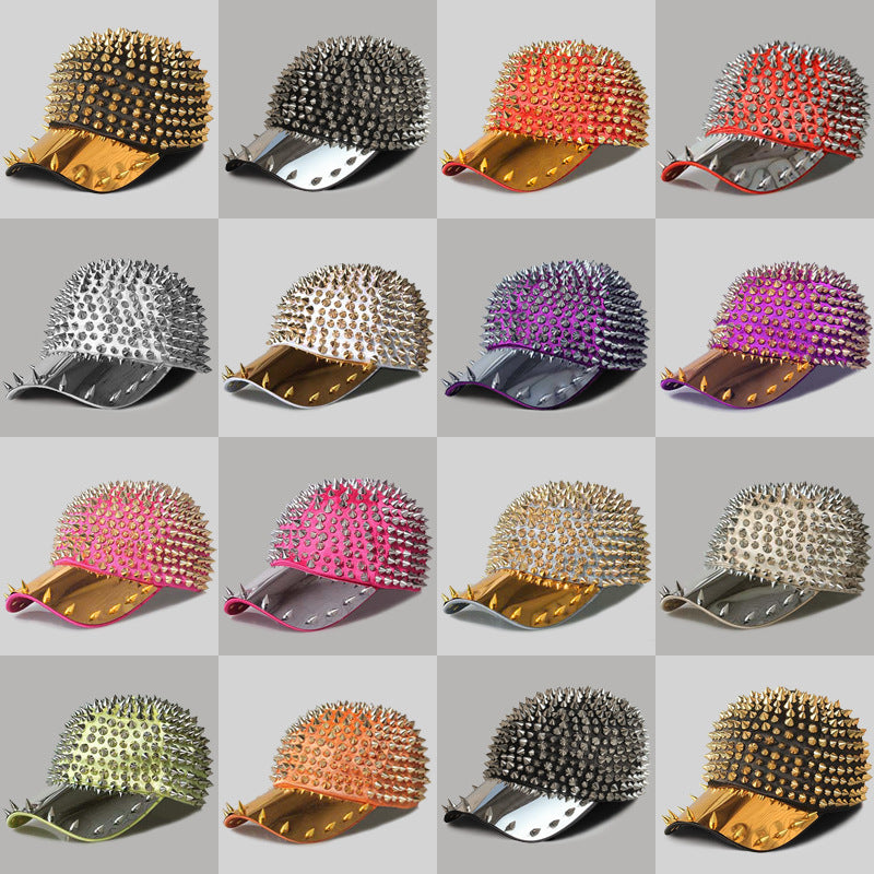 Punk Full Pointed Rivet Baseball Personality Hip-hop Street Dance Cap