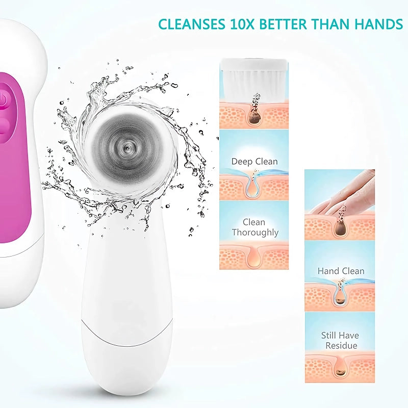 5-in-1 Electric Facial Cleanser and Pore Cleaner