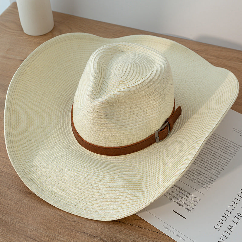 Stylish Natural Paper Western Cowboy Hat