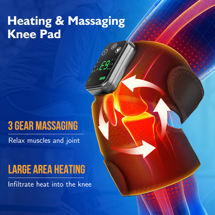 Rechargeable Heated Knee and Elbow Massager with Vibration