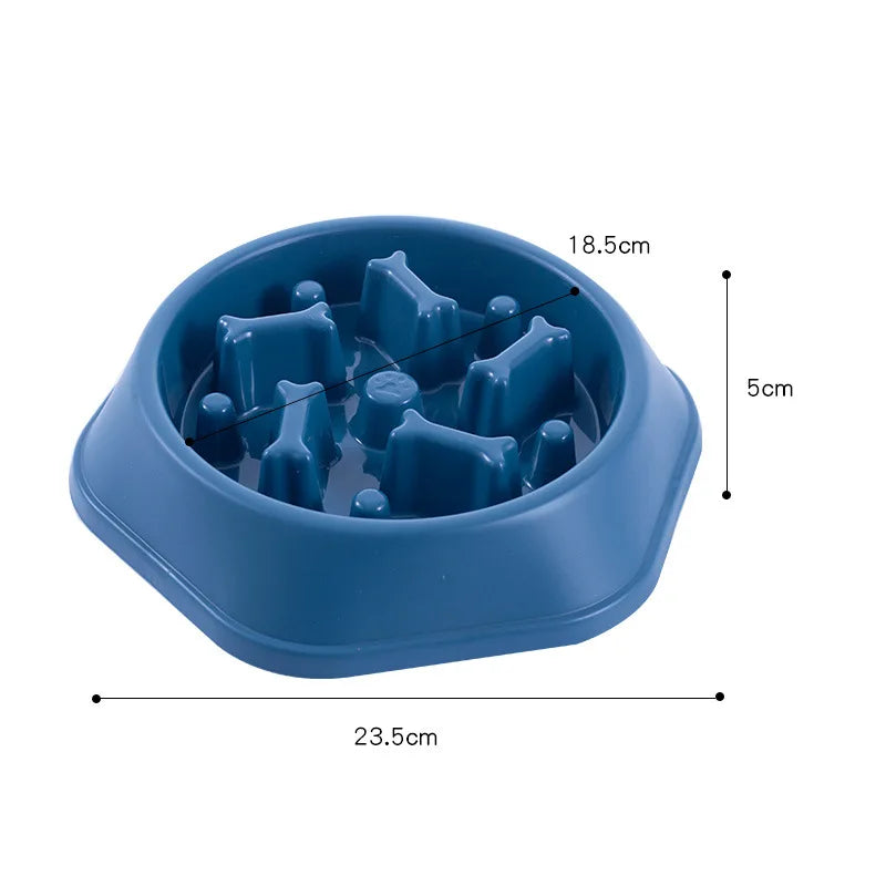 Slow Feeder Dog Bowl for Healthy Eating