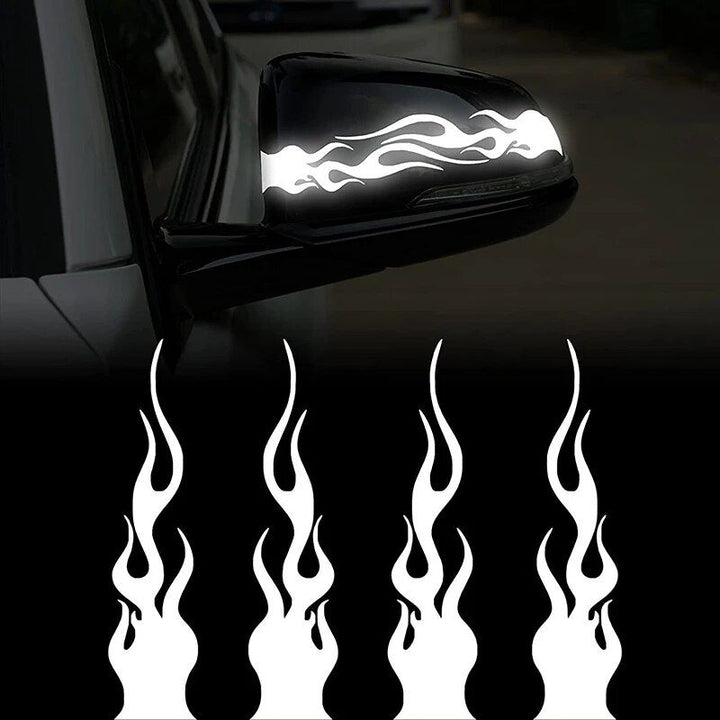 Flame Design Reflective Safety Tape for Cars and Motorcycles