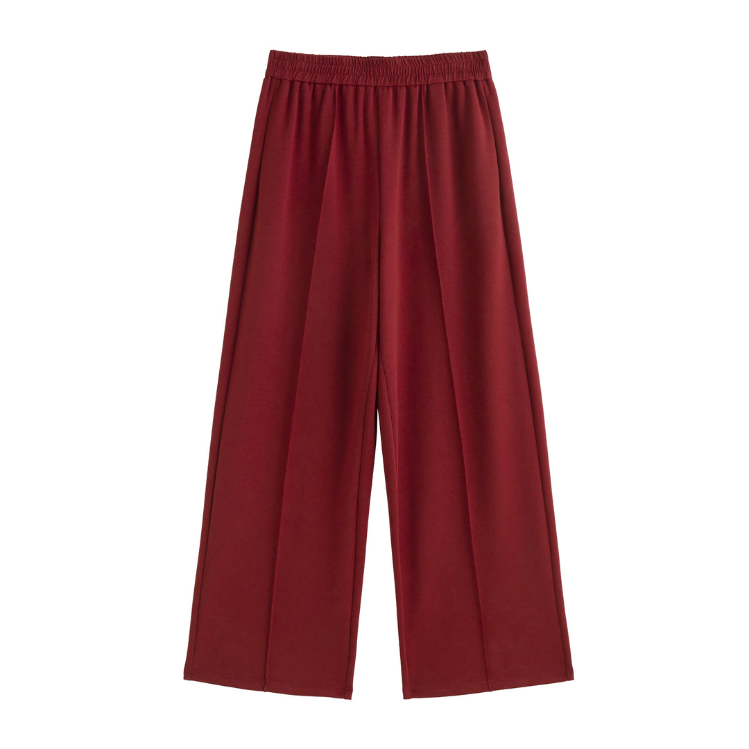 Women's High Waist Wide Leg Casual Pants for Autumn