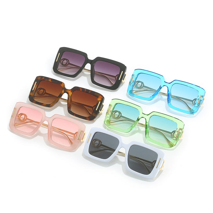 Trendy Square Punk Sunglasses