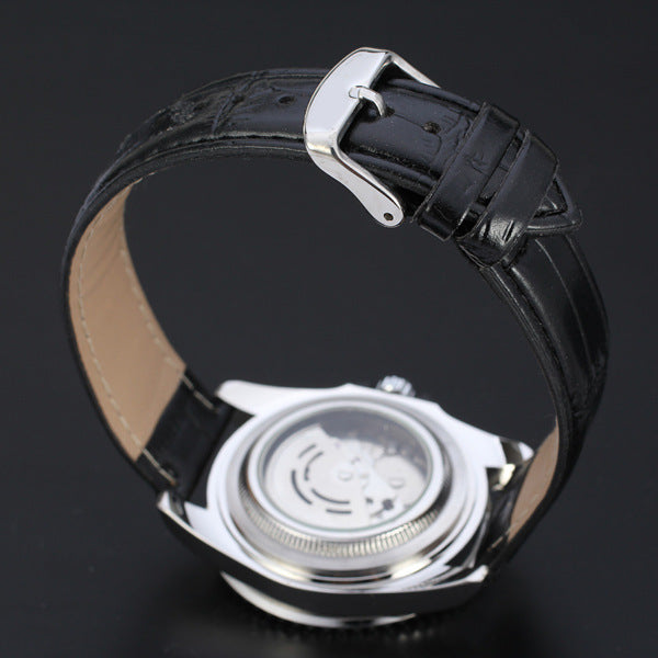 Mechanical Watch Men's Leather Belt Fashion Retro