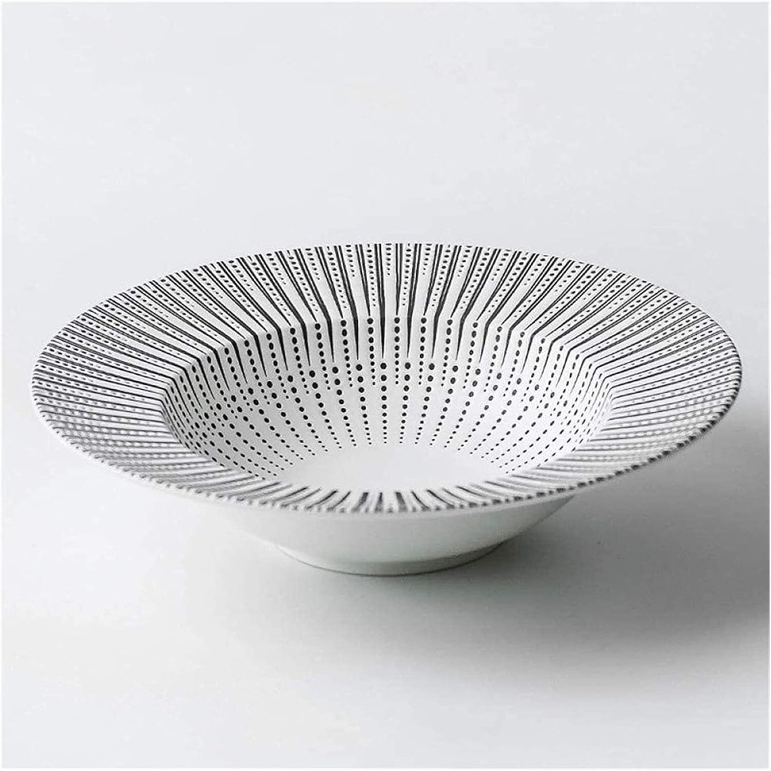 Elegant Ceramic Deep Plates for Pasta, Soup, and Salads