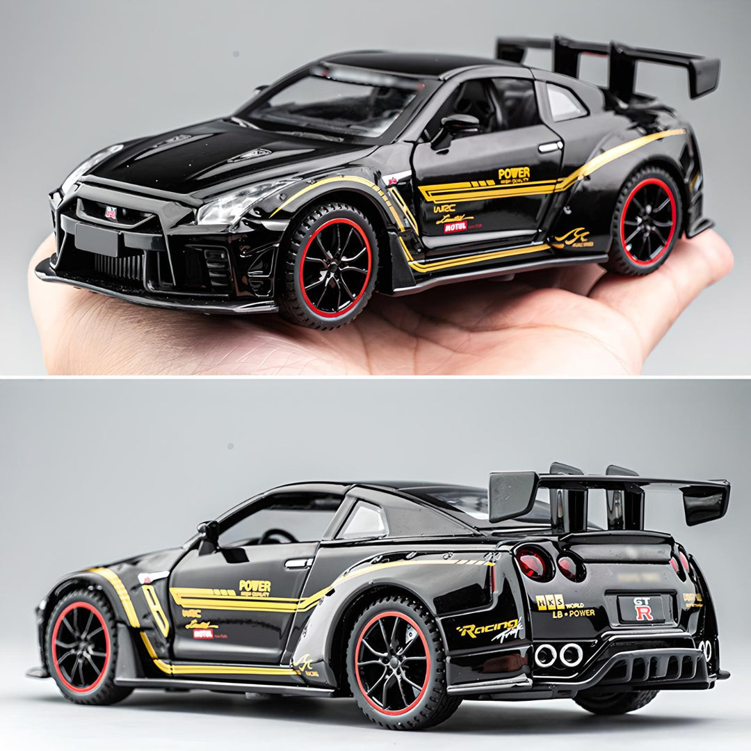 1:32 Scale Diecast Sports Car Model - Skyline R34 R35