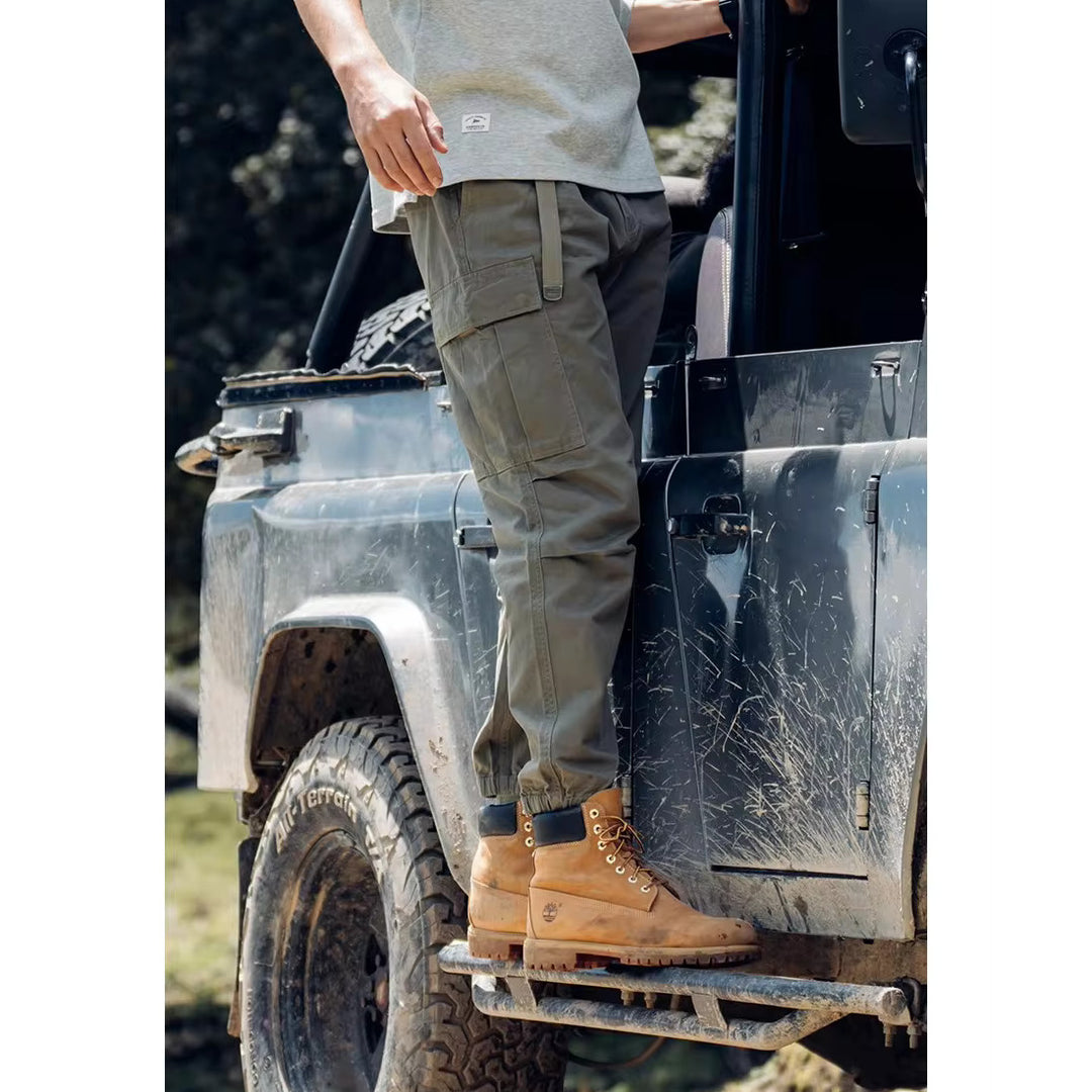 Autumn Loose Tapered Cargo Pants for Men