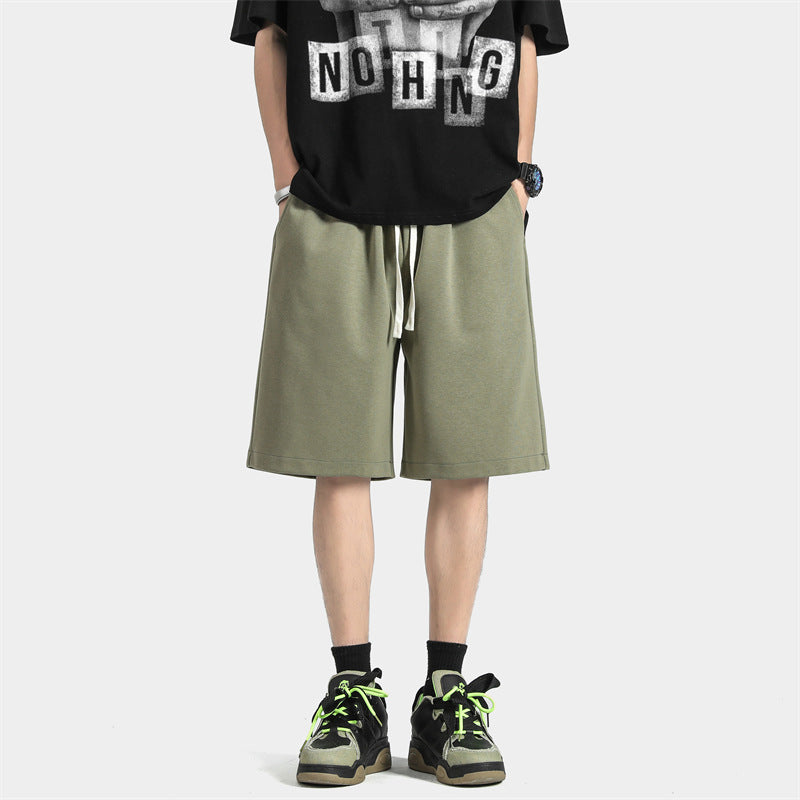 Japanese Style Simple Pure Color All-matching Casual Shorts