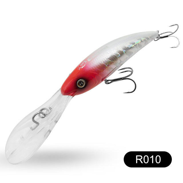 Yuantou Road Subhard Bait Floating Long Tongue Plate 90mm16g