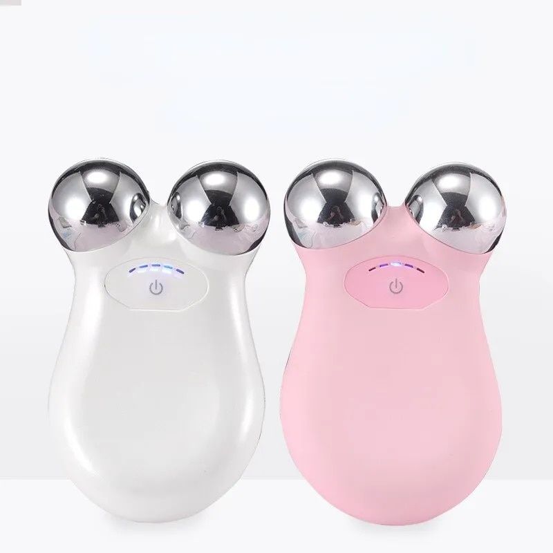 5-Gear Rechargeable Face Massager: Electric Micro-Current & 3D EMS Firming Technology