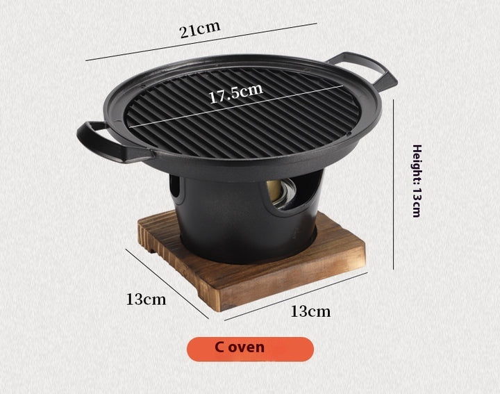 Barbecue Japanese For One Person Barbecue Stove Household Alcohol Stove Outdoor Mini Barbecue Oven Stove Carbon Barbecue Plate