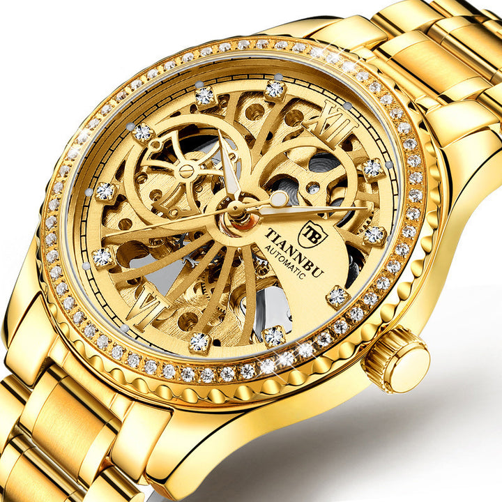 Diamond Automatic Mechanical Watch Men