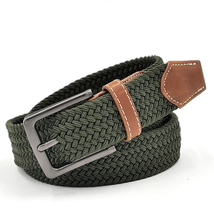 Men's Elastic Braided Stretch Belt