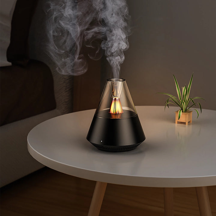 Candlelight USB Ultrasonic Essential Oil Diffuser with Remote Control