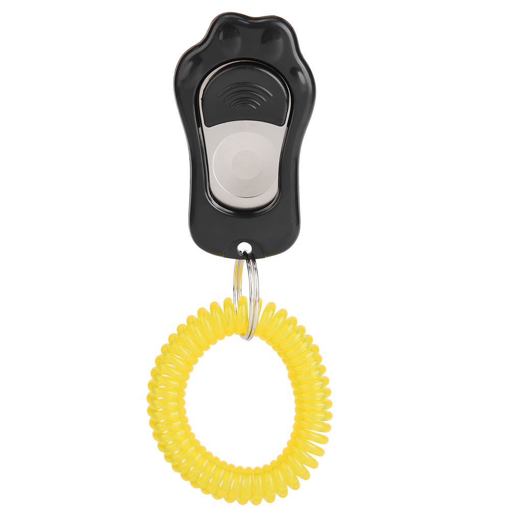 Adjustable Dog Training Clicker with Sound Control & Wrist Strap