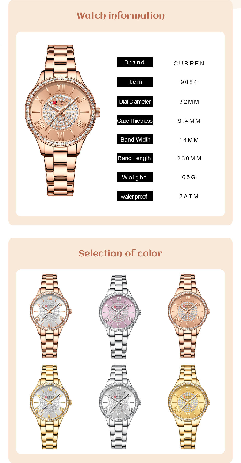 Women's Fashion Casual Women's Watch Quartz Watch