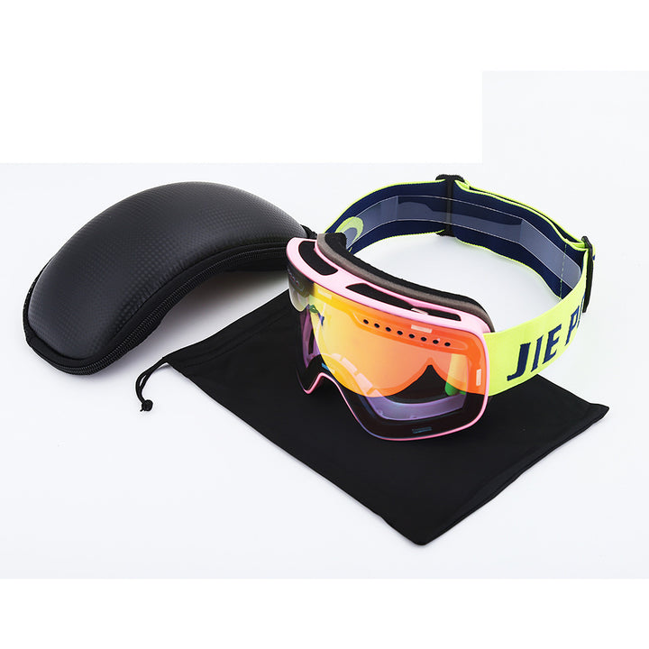 Double Italian Anti-fog Tablet Eye Protection Ski Glasses