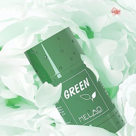 2023 Organic Green Tea Mud Mask Stick - 40g Hydrating and Acne-Fighting Clay Mask for Women