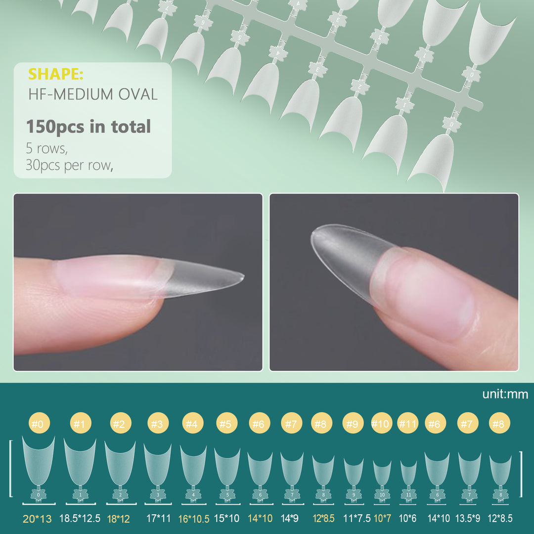 Short Half Cover False Nail Tips