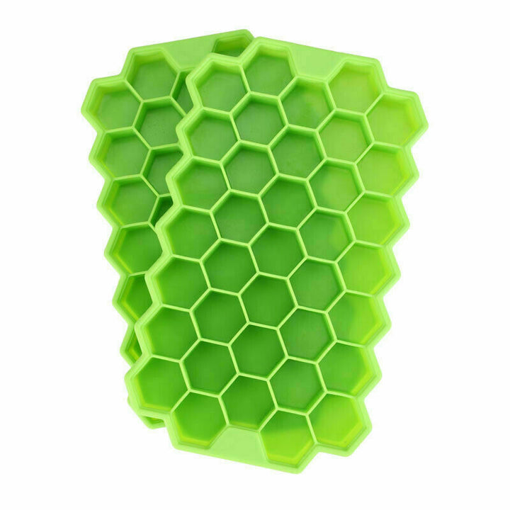 37-Cavity Honeycomb Silicone Ice Cube Tray