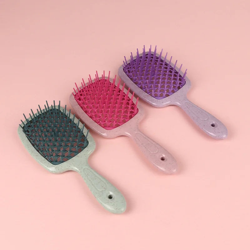 Square Grid Hollow-out Massage Comb