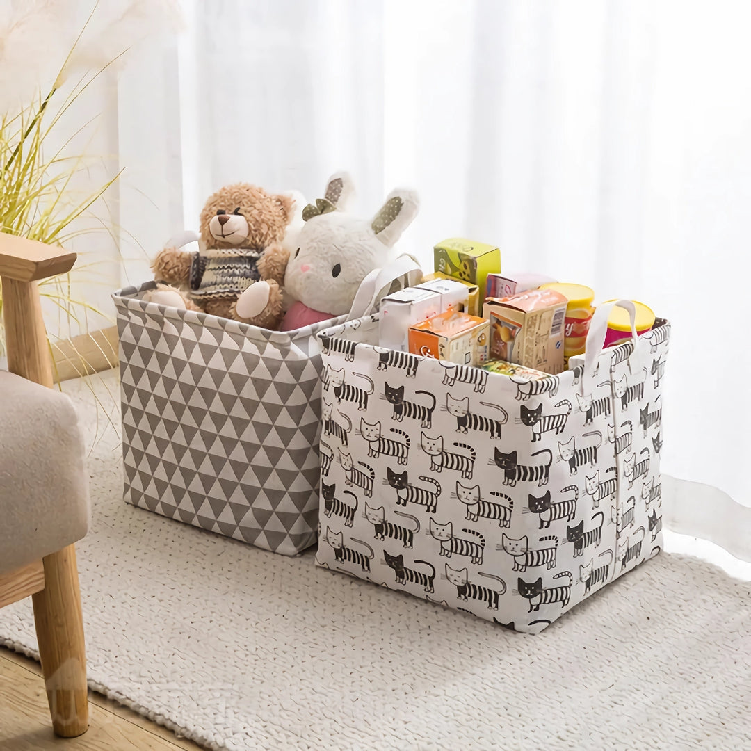 Eco-Friendly Folding Laundry Storage Basket