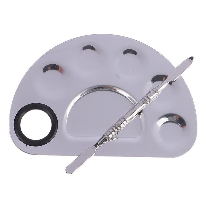 Stainless Steel Makeup and Nail Art Mixing Palette