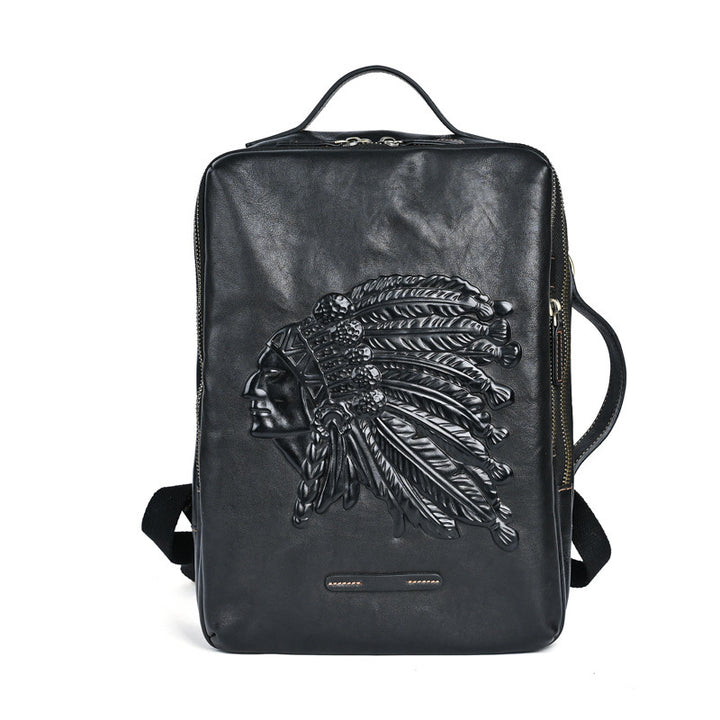 First Layer Cowhide Men's Backpack