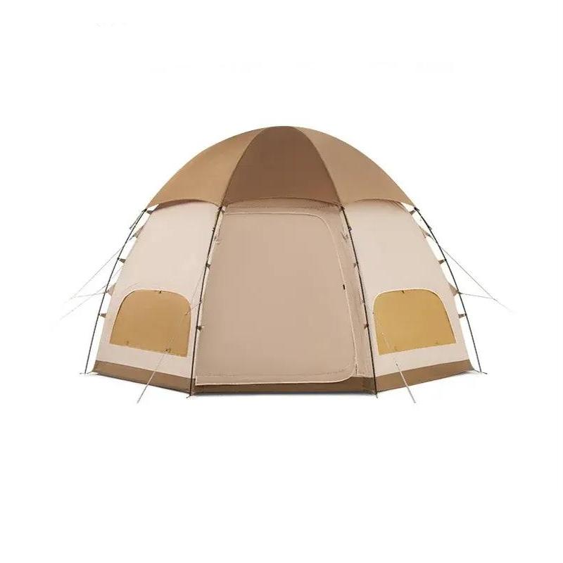 Octagonal Multi-Window Ventilation Mushroom Camping Tent