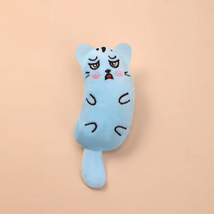 Interactive Cat & Dog Chew Toy - Bite Resistant Plush for Teeth Cleaning & Fun