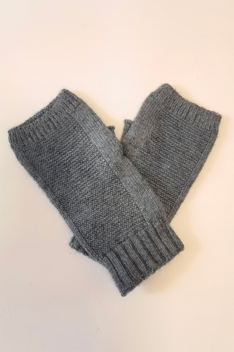 Wool Cashmere Half Finger Gloves For Men And Women