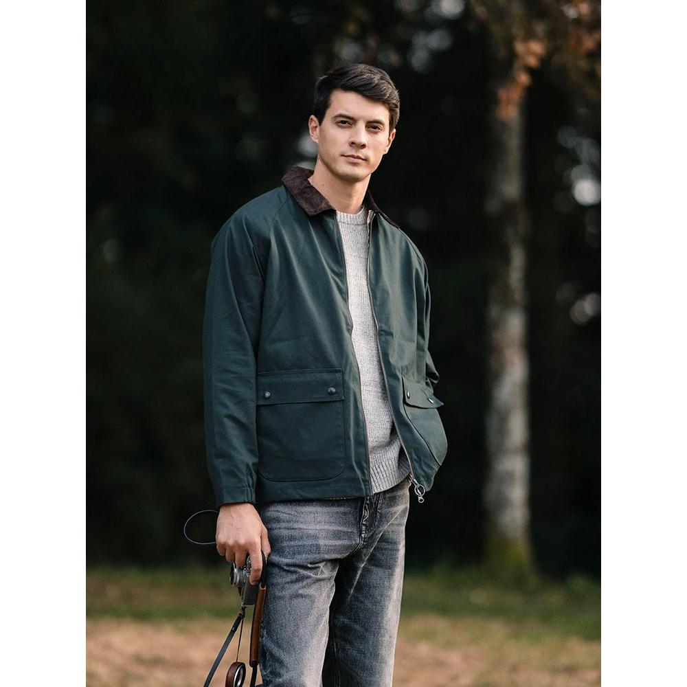 Men's Oversized Cotton Cargo Jacket