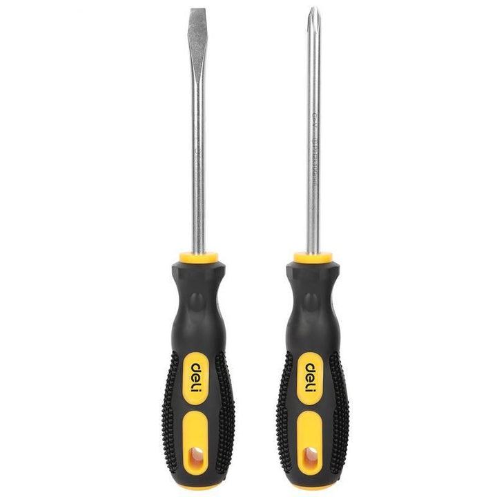 Magnetic Flat Head and Cross Screwdriver Set