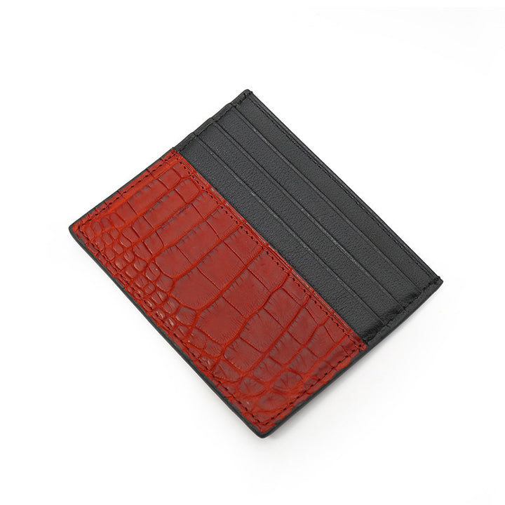 Multiple Card Slots Genuine Leather Ultra-thin Card Holder Wallet