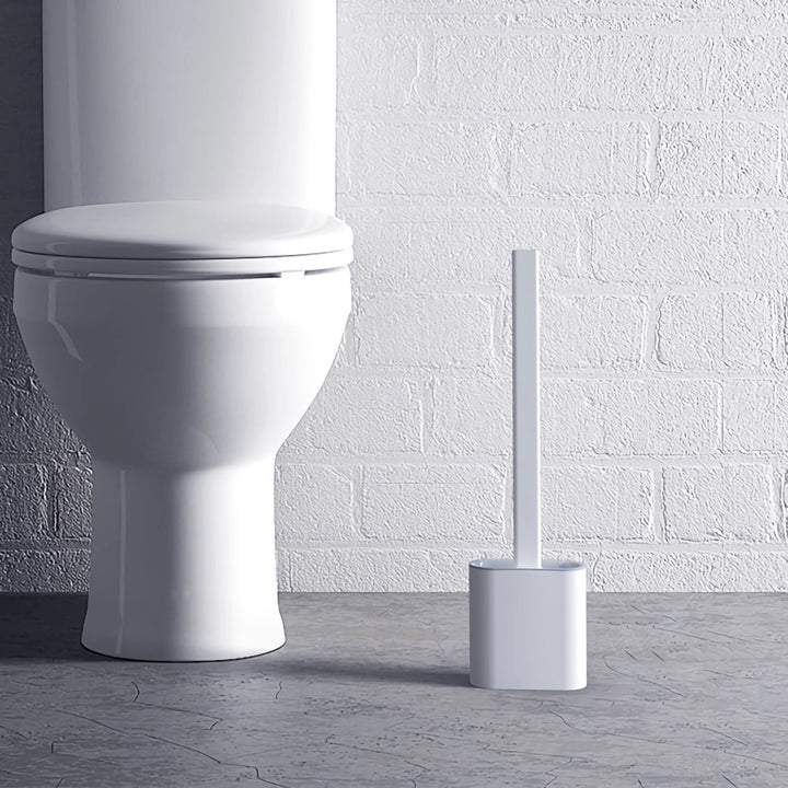 Leak-Proof Toilet Brush with Quick Drying Holder