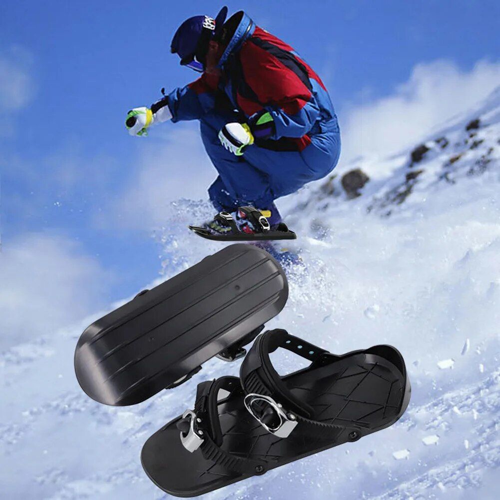 Adjustable Mini Ski Skates - All Terrain Winter Sports Gear