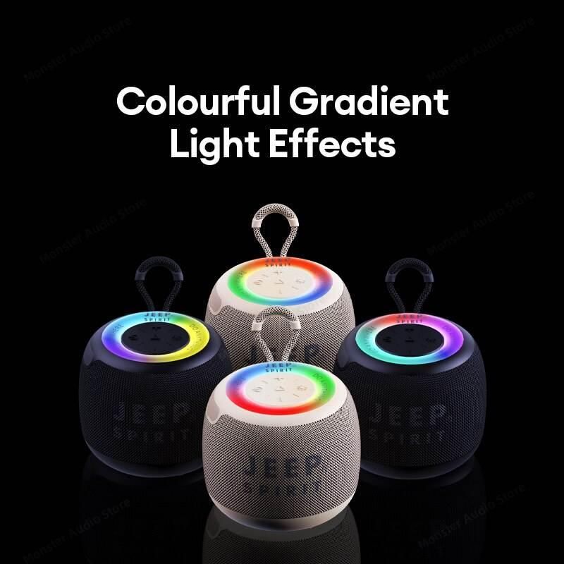 Portable RGB Light Bluetooth Speaker with 3D Surround Sound & Long Battery Life