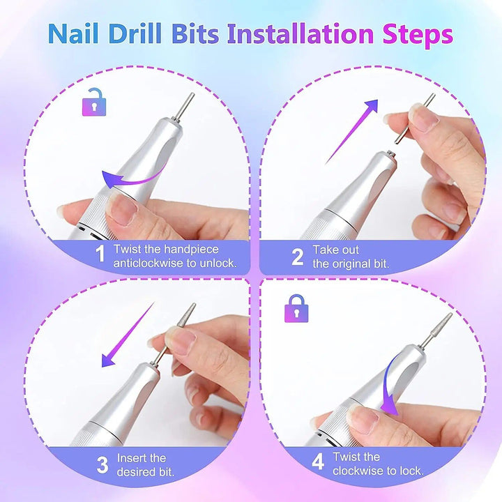 35000/40000RPM Electric Nail Drill Machine