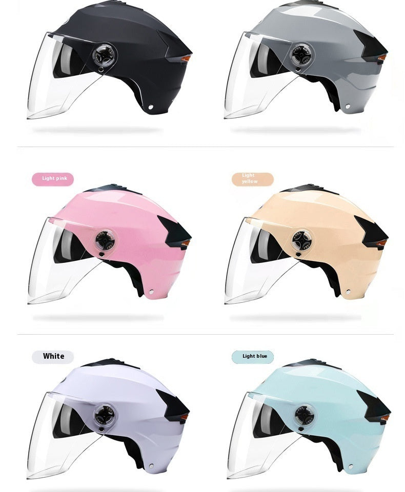 Electric Bicycle Helmet Men's And Women's Four Seasons Universal Battery Car Helmet