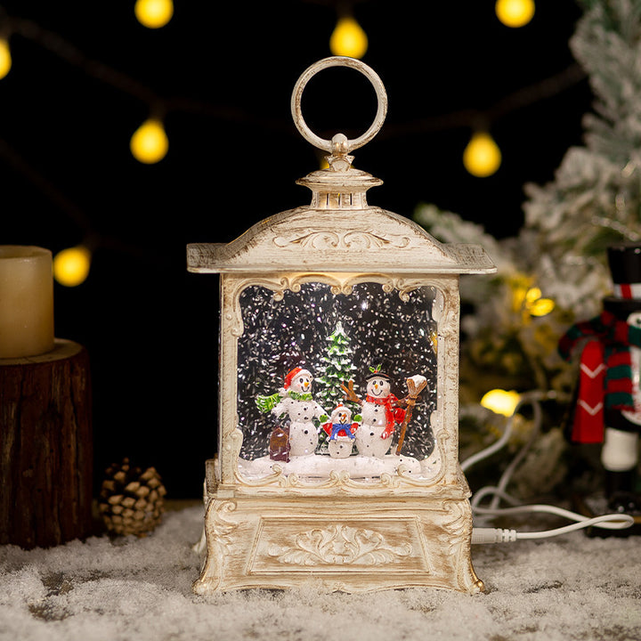 Christmas Crystal Ball Music Box Decoration