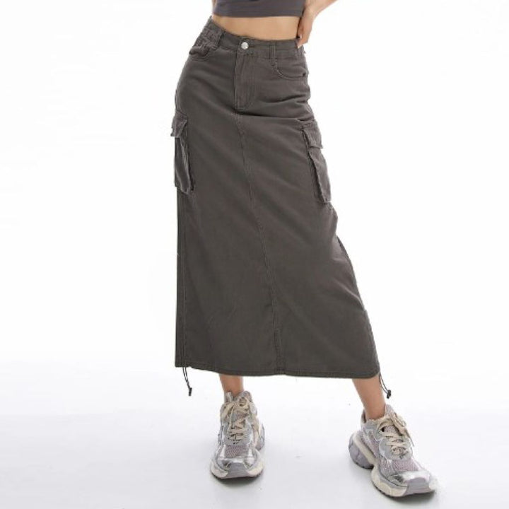 New Cargo Long Skirt