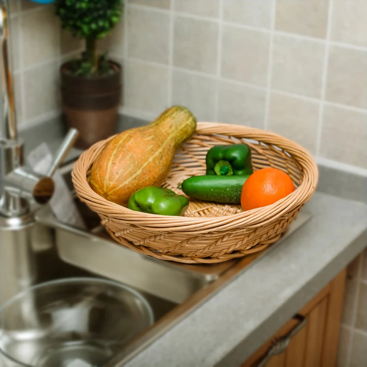 Eco-Friendly Wicker Bamboo Weaving Storage Basket